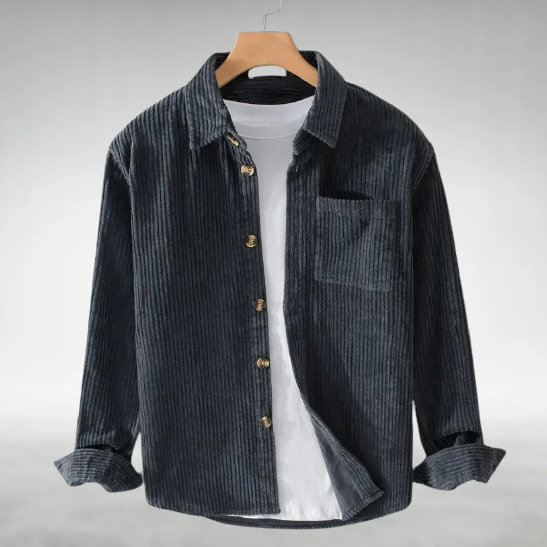 Florinio - Camisa casual de pana
