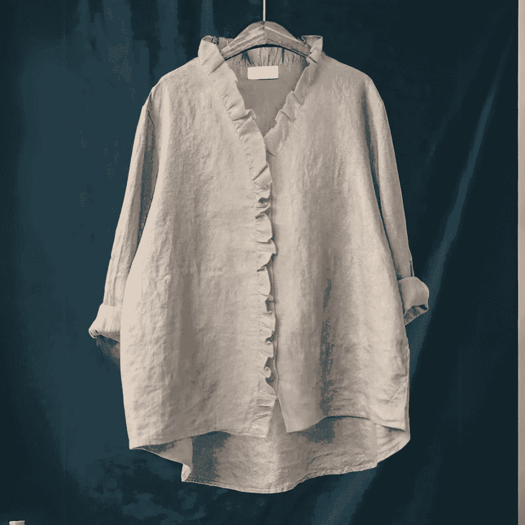 Lindy - Blusa Casual Elegante con Volantes