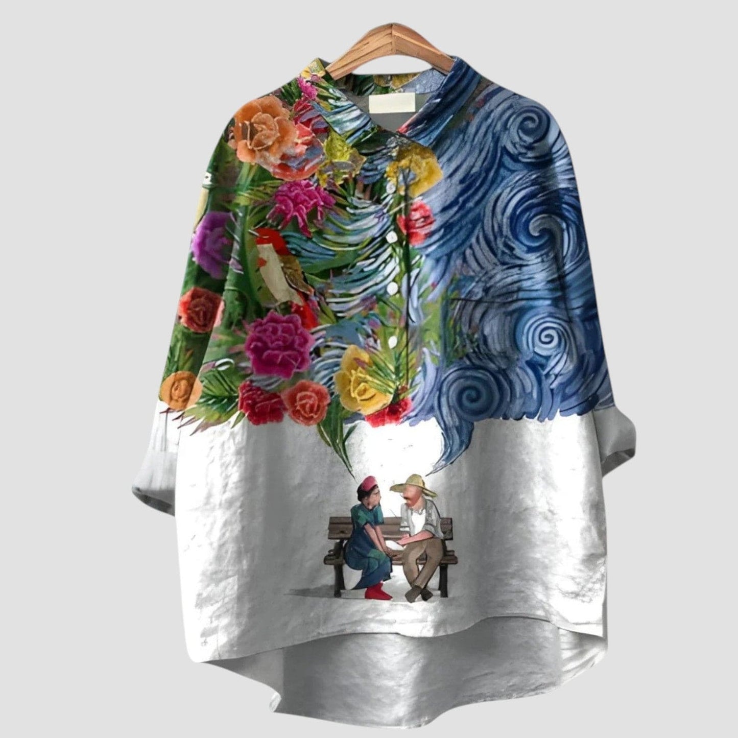 Ginevra ⏐ Blusa oversize para mujer con estilo onírico y comodidad versátil