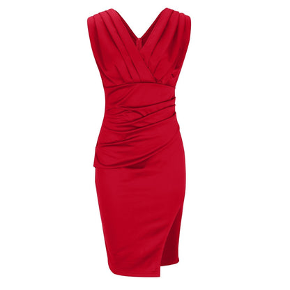 Bryssa - Vestido ajustado con abertura