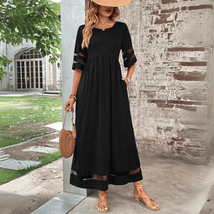 Isabelle - Elegante vestido midi de línea A