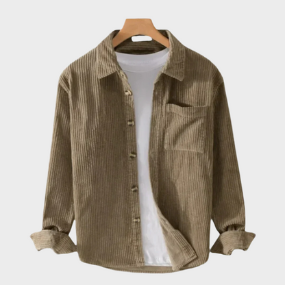 Florinio - Camisa casual de pana