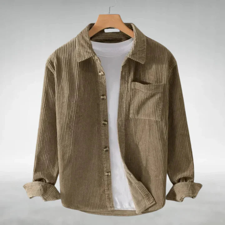 Florinio - Camisa casual de pana