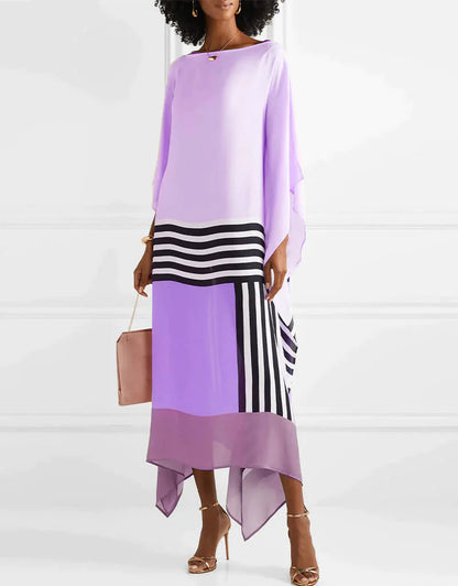 Vayla - Caftán Elegante con Estampado Geométrico