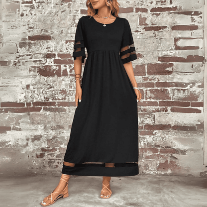 Isabelle - Elegante vestido midi de línea A