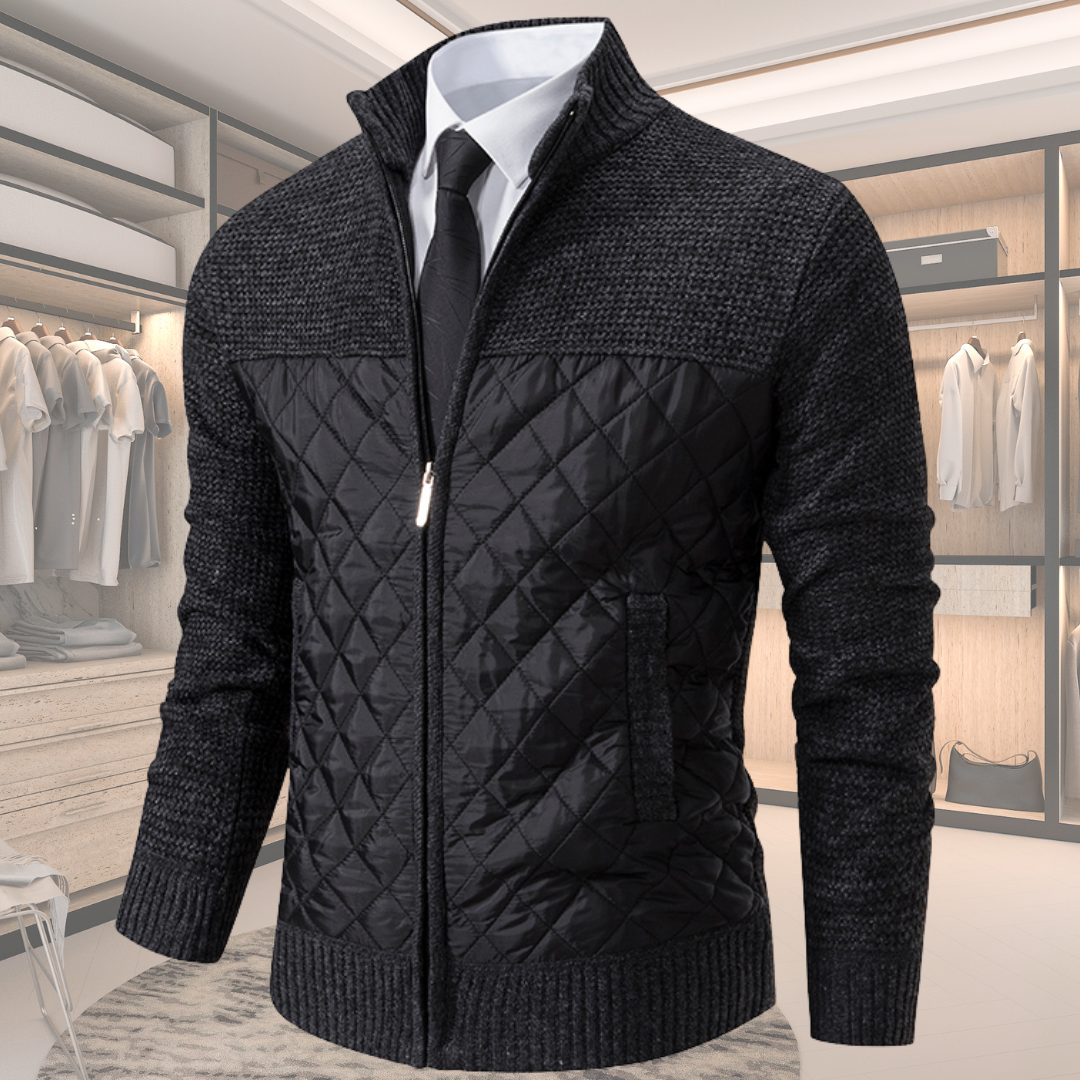 Lucenzo – Chaqueta de lana elegante para hombres