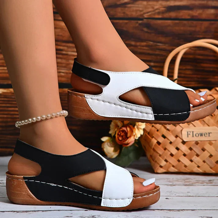 Lotte - Sandalias ortopédicas con soporte de talón