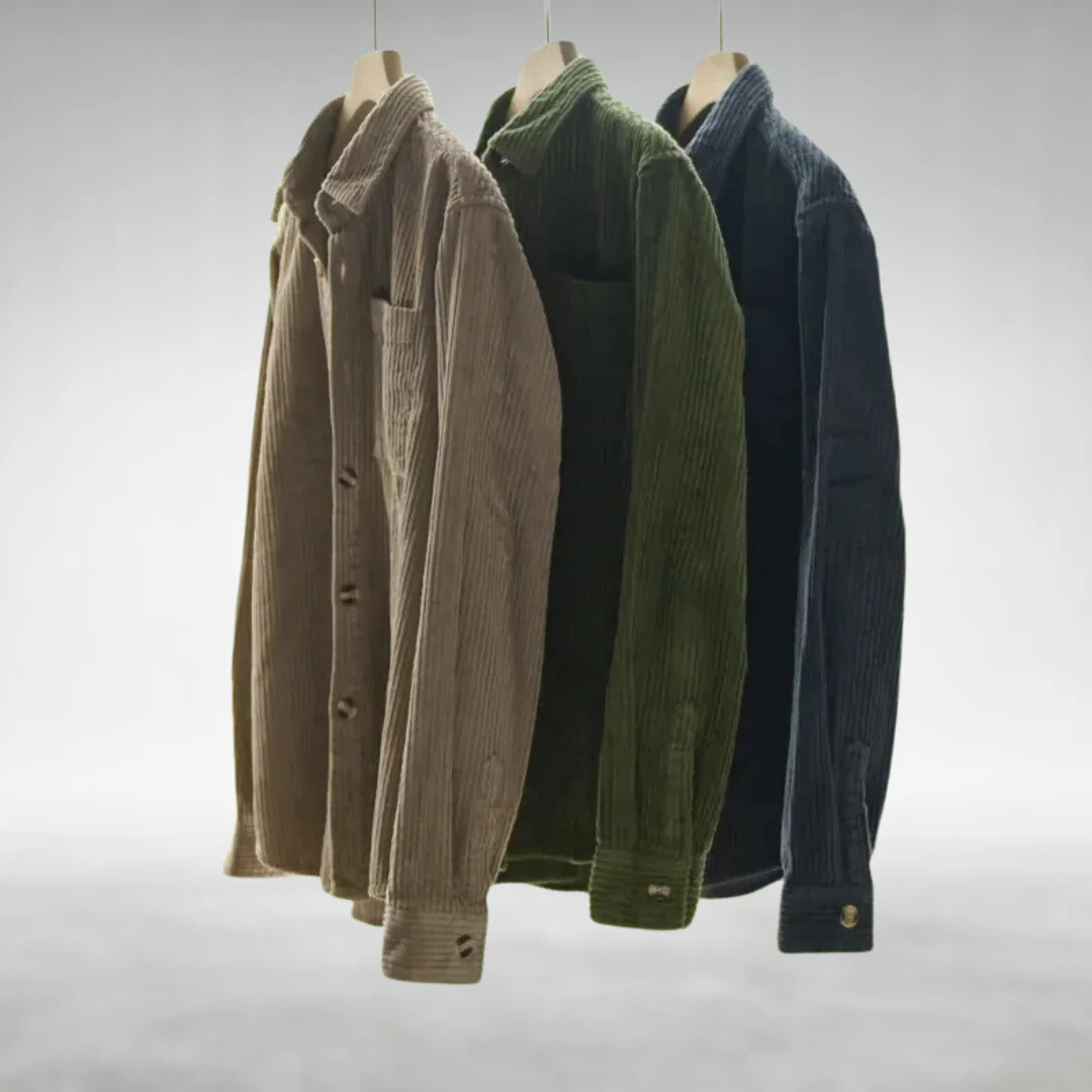 Florinio - Camisa casual de pana