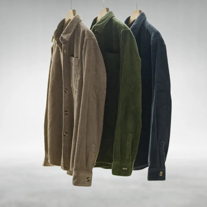 Florinio - Camisa casual de pana