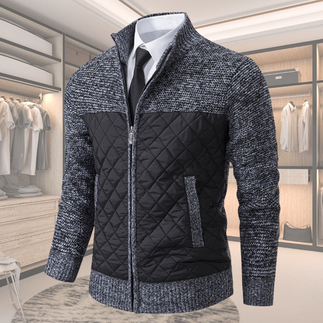 Lucenzo – Chaqueta de lana elegante para hombres