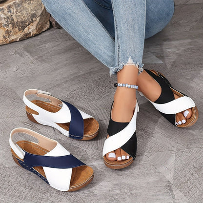 Lotte - Sandalias ortopédicas con soporte de talón