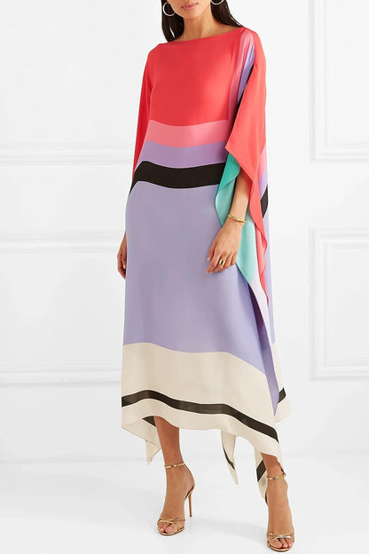 Vayla - Caftán Elegante con Estampado Geométrico