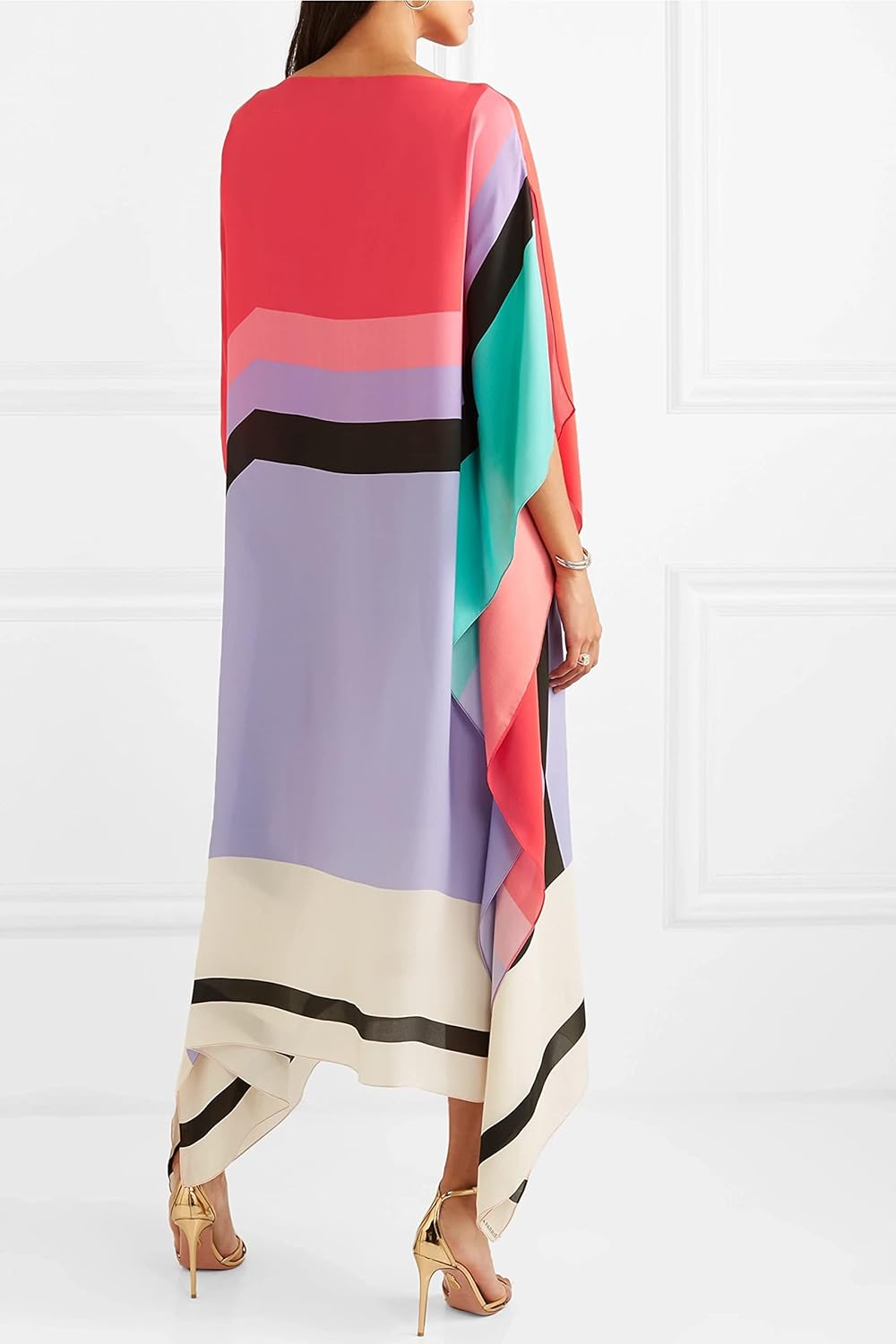 Vayla - Caftán Elegante con Estampado Geométrico