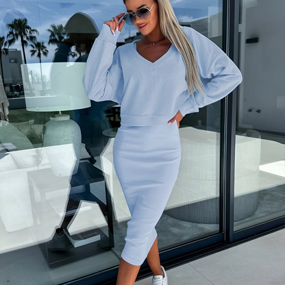 Edith – Conjunto de top y vestido para un look elegante y cómodo