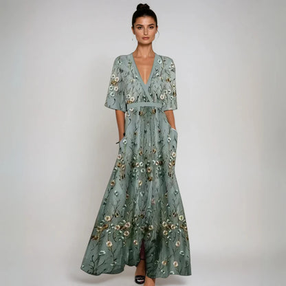 Coleta - Vestido elegante floral
