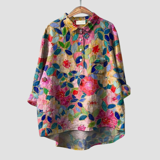 ZÉLIA ⏐ Blusa Floral Cómoda y a la Moda