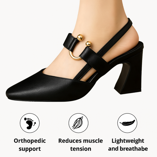 Divina - Tacones ortopédicos cómodos para mujer
