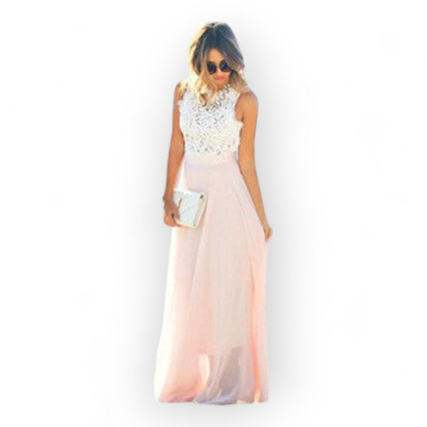 Vezza - Elegante vestido de verano de encaje