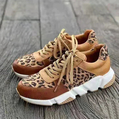 Xiomara - Zapatos de leopardo cómodos