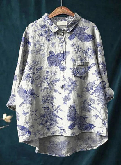Chalina - Blusa floral clásica