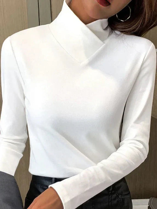 Sierra - Elegante Suéter de Cuello Alto