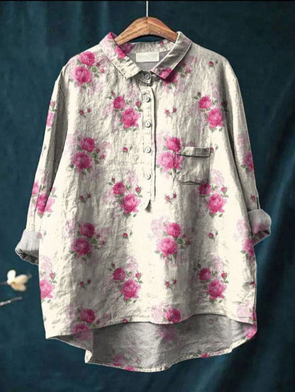 Chalina - Blusa floral clásica