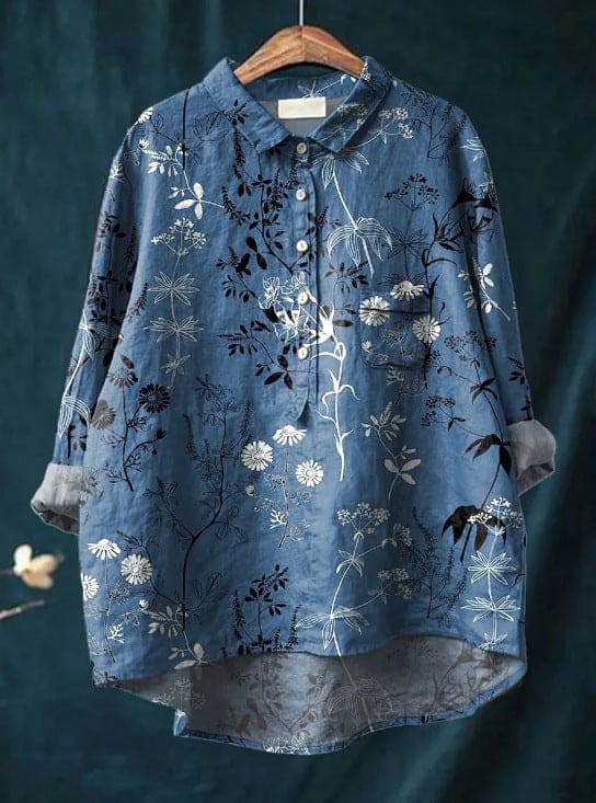 Chalina - Blusa floral clásica