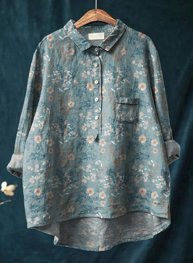 Chalina - Blusa floral clásica