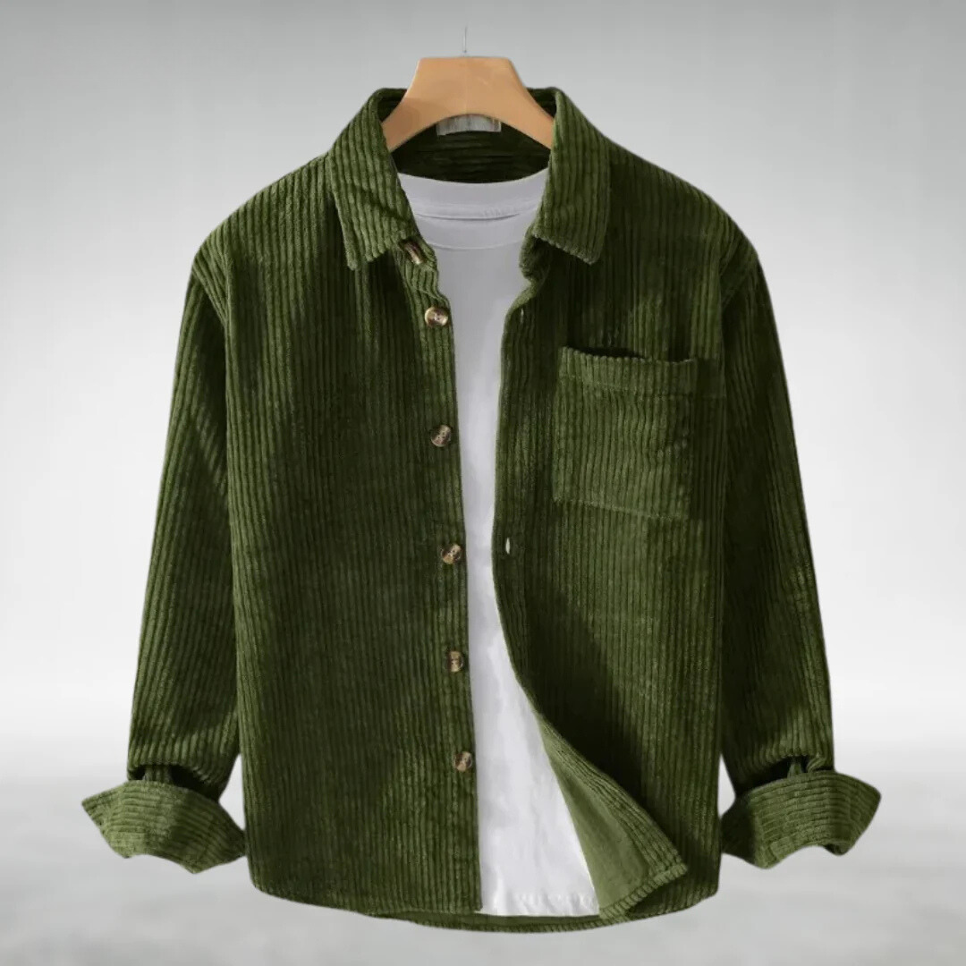 Florinio - Camisa casual de pana