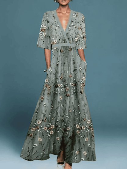 Coleta - Vestido elegante floral