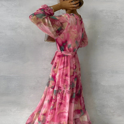 Elviira - Elegante vestido largo con un aire veraniego