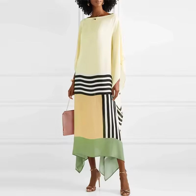 Vayla - Caftán Elegante con Estampado Geométrico