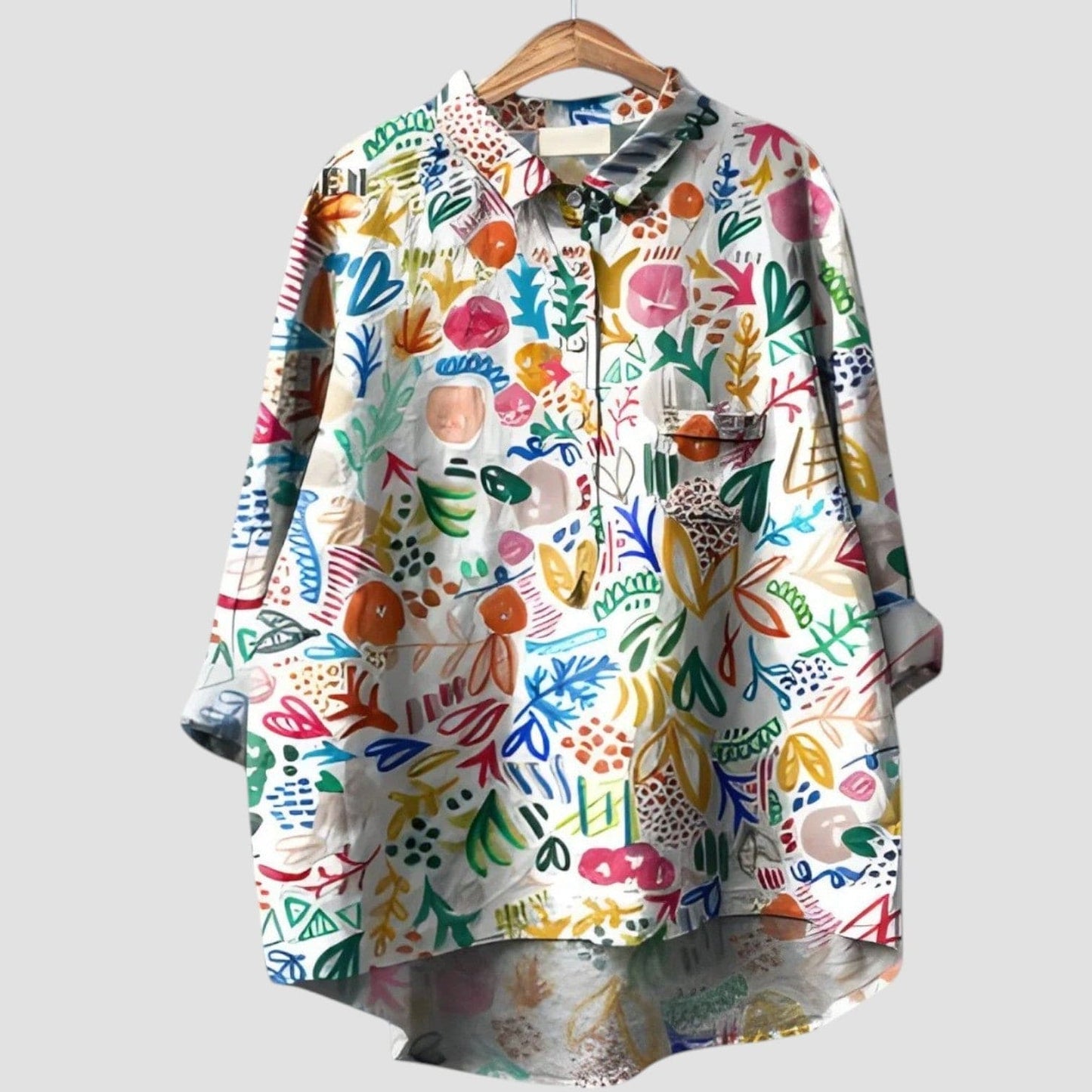Sabrine ⏐ Blusa artística para mujer con diseño único y comodidad diaria
