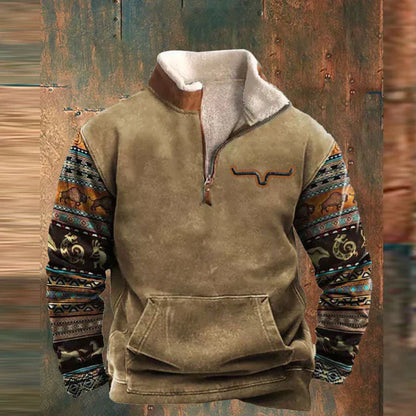 Orlin | Pullover con cremallera de un cuarto
