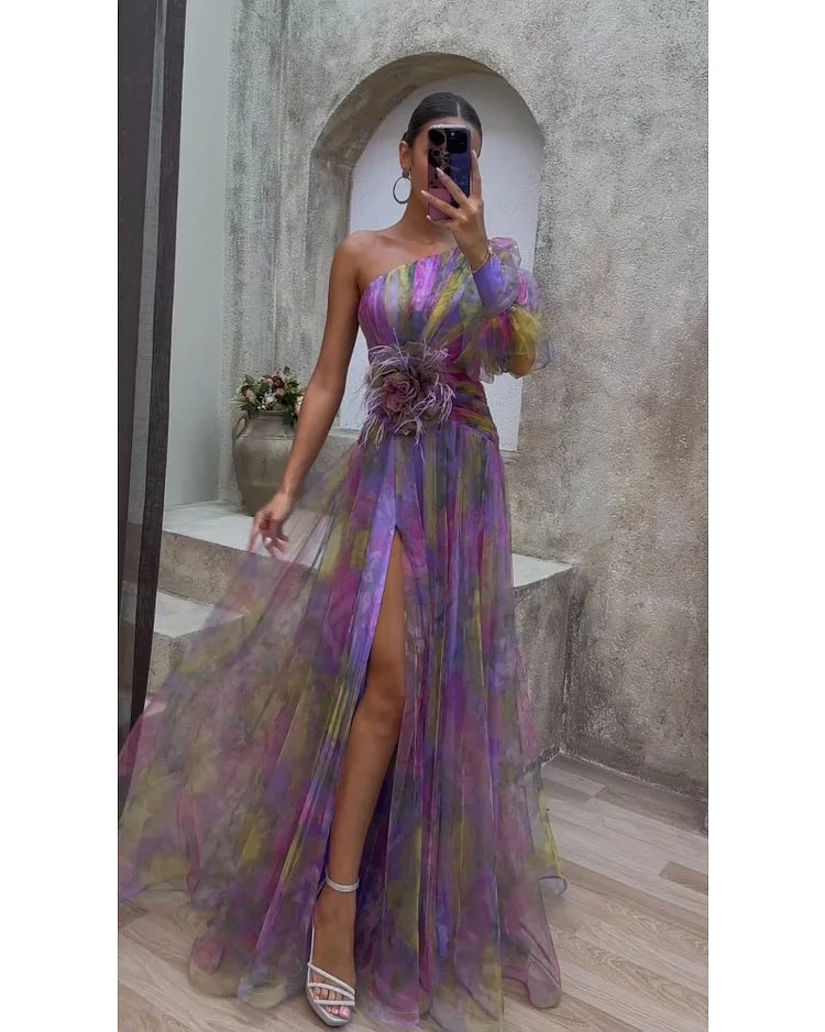 Cecelia - Vestido con una sola manga