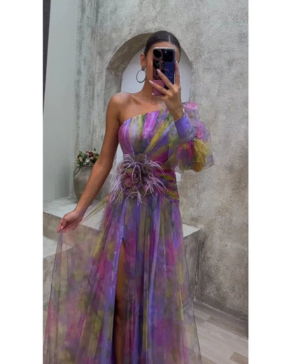 Cecelia - Vestido con una sola manga