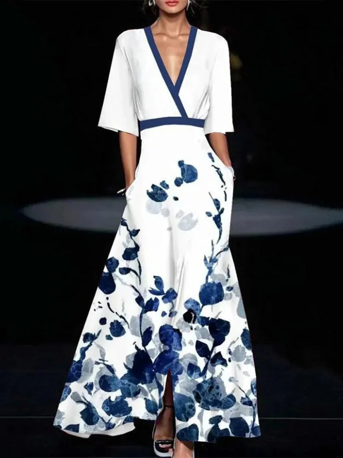 Efi - Vestido con Mangas Elegantes