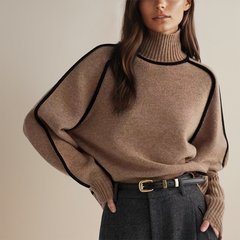 Jamie - Jersey de cuello alto