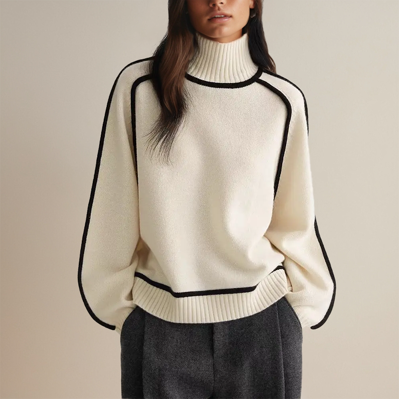 Jamie - Jersey de cuello alto