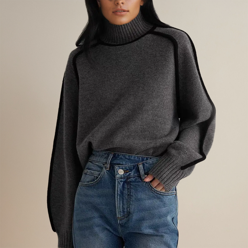 Jamie - Jersey de cuello alto