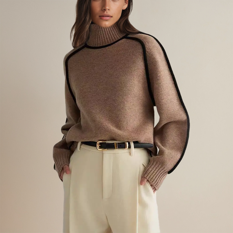 Jamie - Jersey de cuello alto