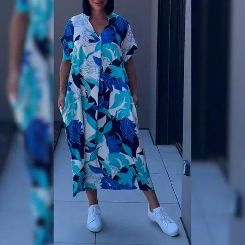 Amba – Vestido Floral Romántico y Elegante