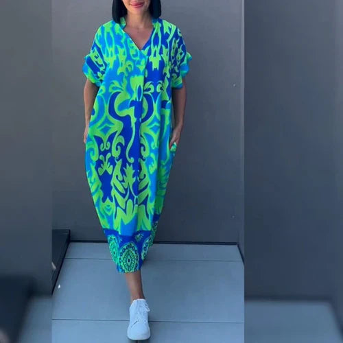 Amba – Vestido Floral Romántico y Elegante