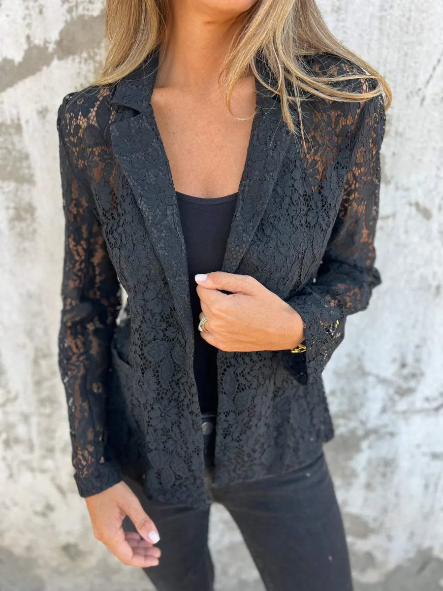 Vina - Blazer de Encaje Elegante