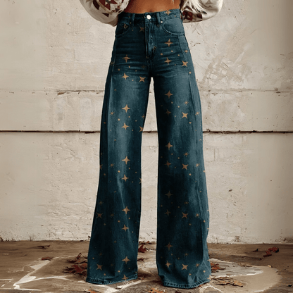 Gisele - Pantalón Boho Vintage de Moda