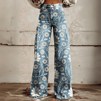Gisele - Pantalón Boho Vintage de Moda