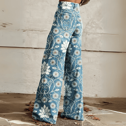Gisele - Pantalón Boho Vintage de Moda