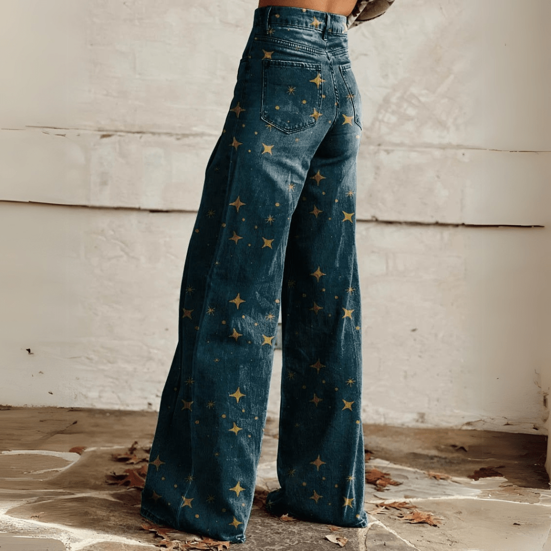 Gisele - Pantalón Boho Vintage de Moda