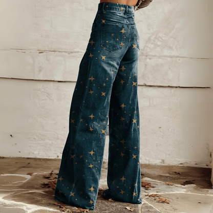 Gisele - Pantalón Boho Vintage de Moda